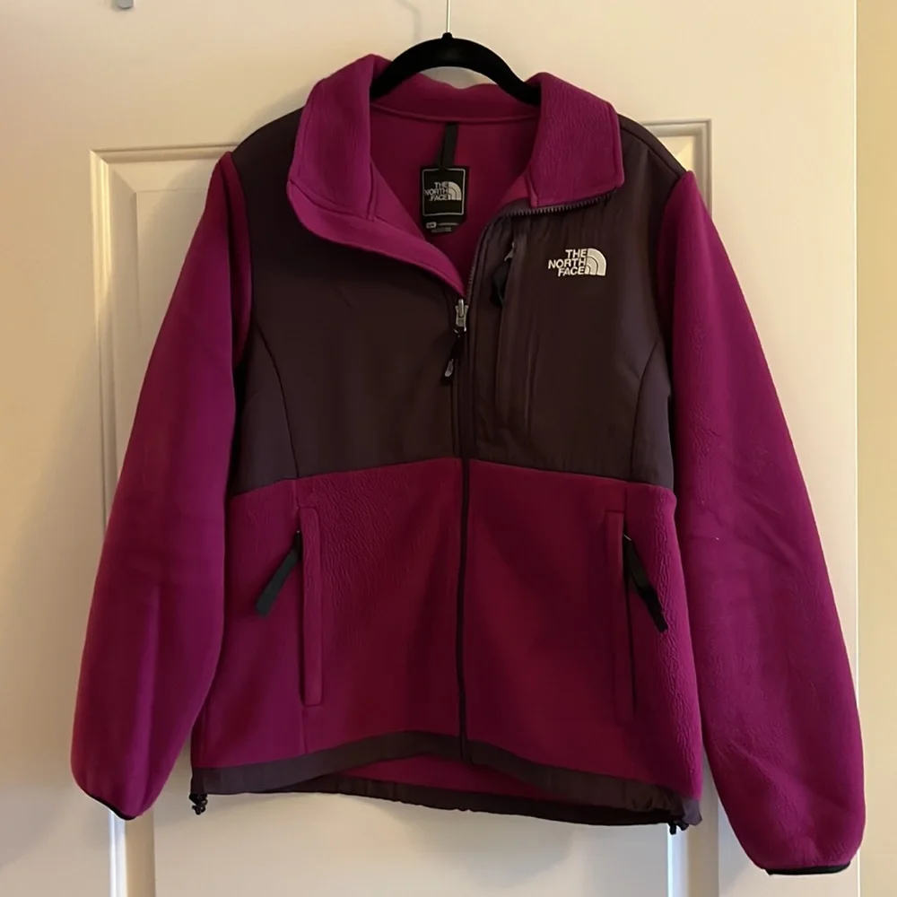 The North Face Denali Fleece Zip-up Jacket Women Size Medium Magenta/purple/pink - Picture 11 of 12